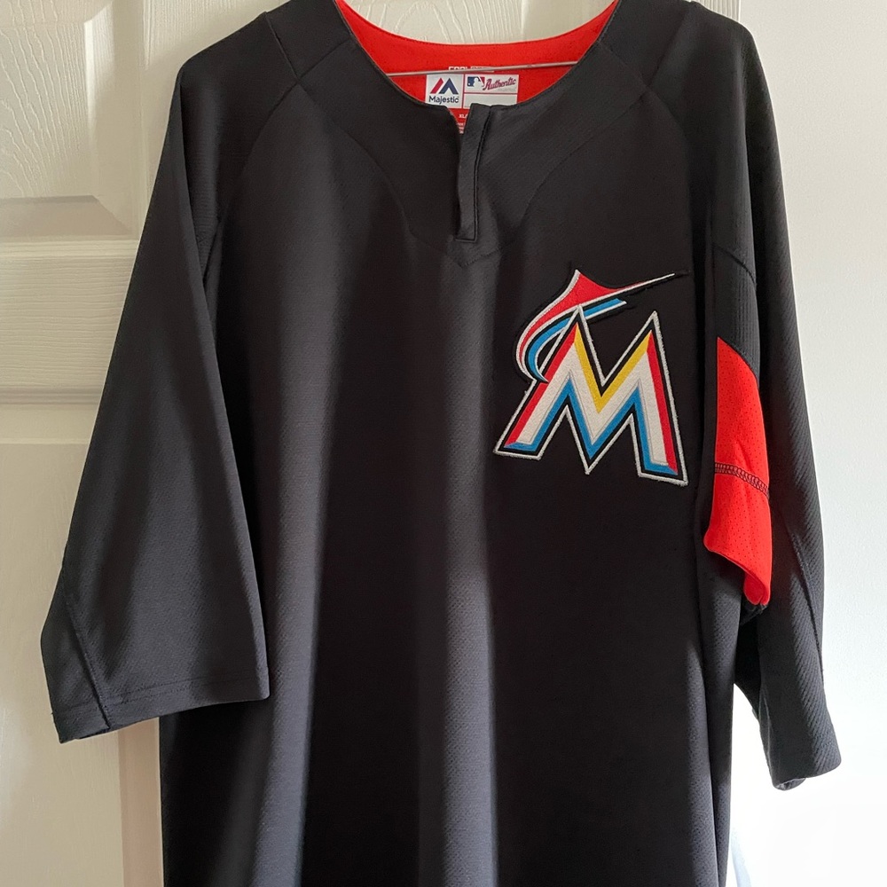 Authentic Marlins batting practice jersey